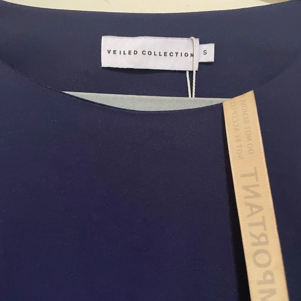 Vailed collection Navy Blue Long Sleeve pants set - Picture 3 of 5